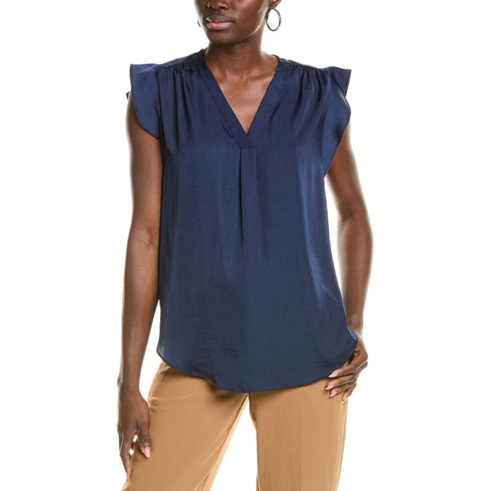 Vince Camuto Navy Blue Blouse